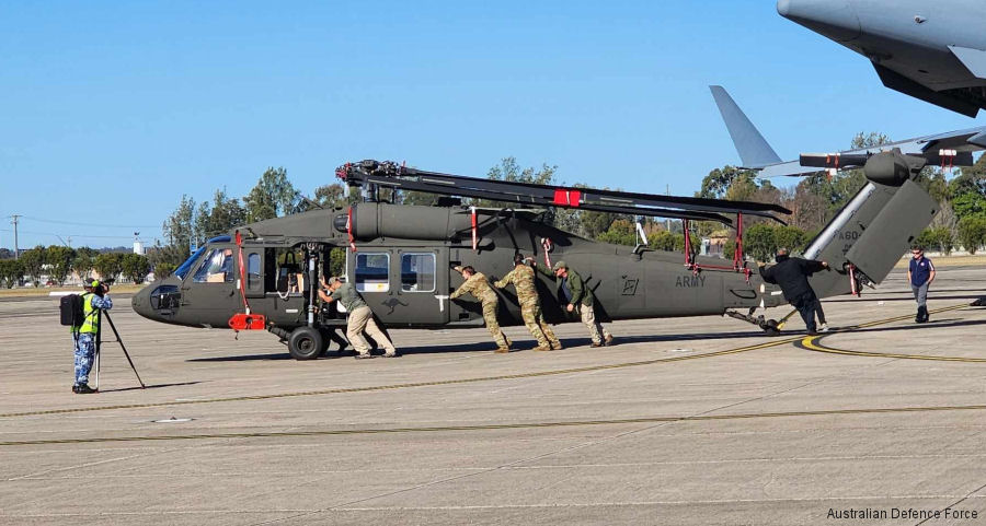 helicopter news August 2023 Australia Received First UH-60M Black Hawks