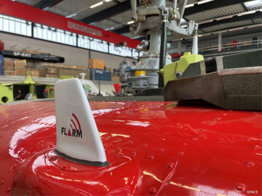 FLARM Collision Avoidance System on Bell 214