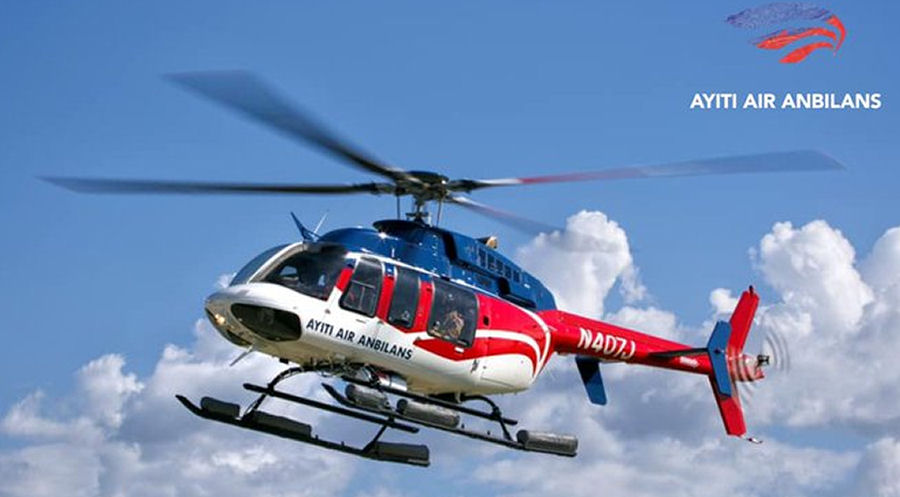 Haiti Air Ambulance New Pediatric Medical Helicopter