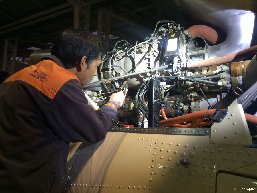 Ecocopter Maintains its Helicopter Fleet in Chile
