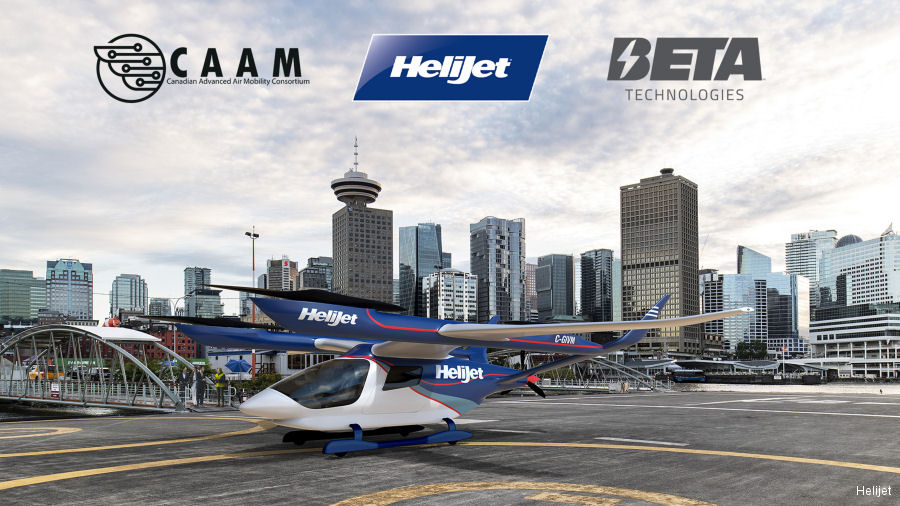 Helijet Orders Beta Technologies ALIA eVTOL