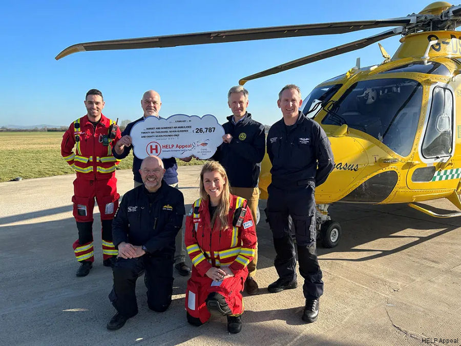 New Lighting for Dorset and Somerset Air Ambulance Base