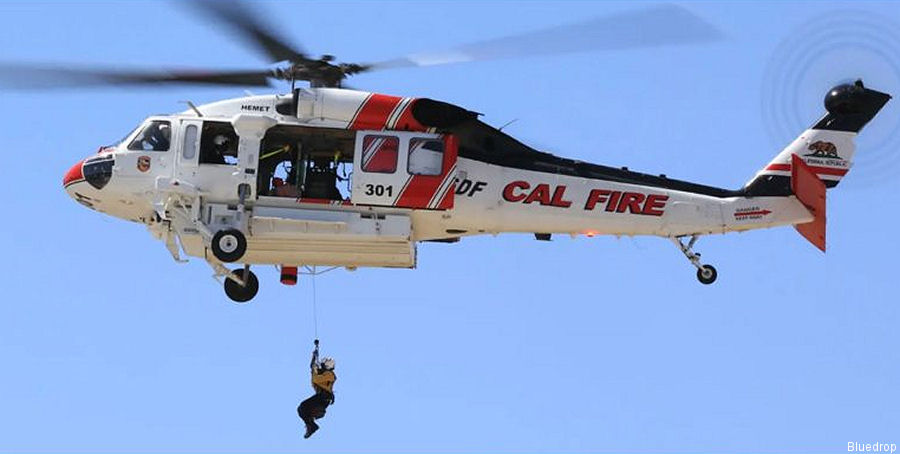 Bluedrop Hoist Training for CAL FIRE