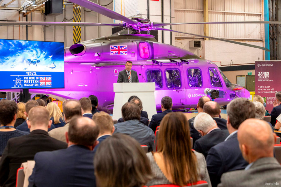 Yeovil designated as “Home of British Helicopters”
