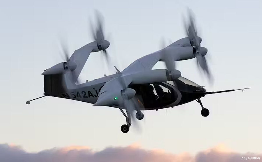 Toyota to Supply Components for Joby eVTOL
