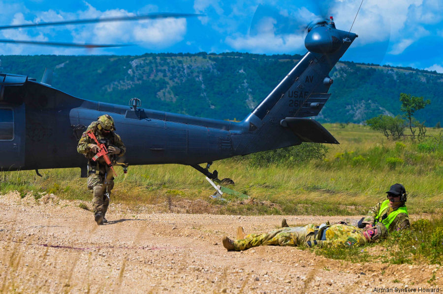 Detailed history and photos of helicopter Sikorsky UH-60A Black Hawk Serial 70-1316 Register 88-26114 used by US Air Force USAF ,US Army Aviation Army Converted to HH-60G Pave Hawk Track service timeline and current status.