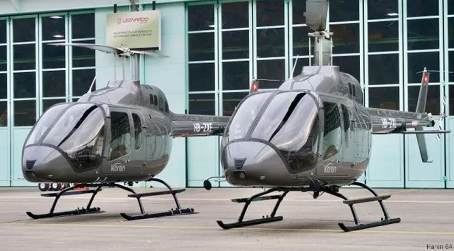 Swiss Karen Takes Delivery of Two Bell 505