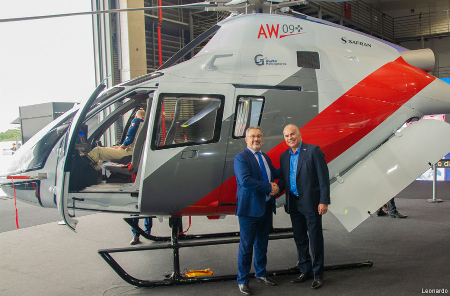 Gualter Helicopters is Leonardo AW09 Distributor for Brazil
