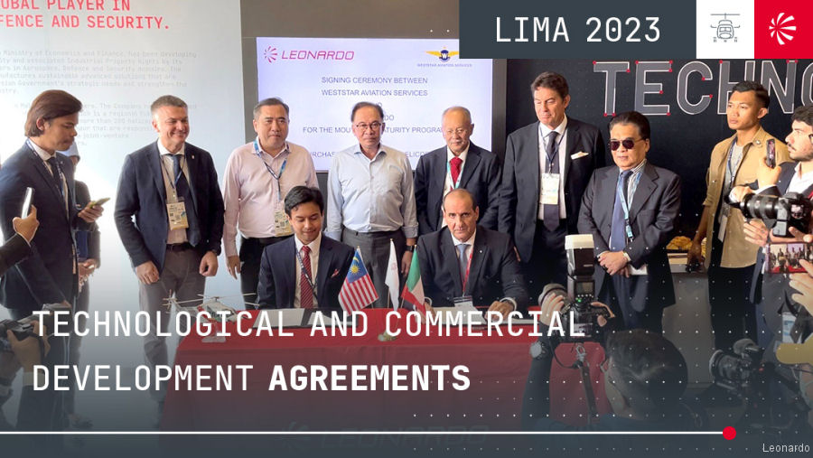 Leonardo and Weststar Agreements at LIMA 2023
