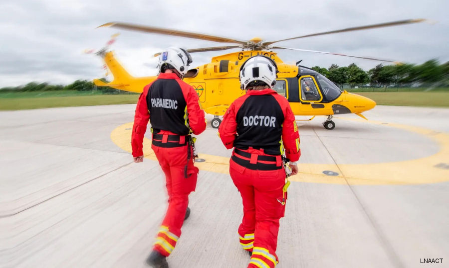 Lincs & Notts Air Ambulance Busiest Year on Record