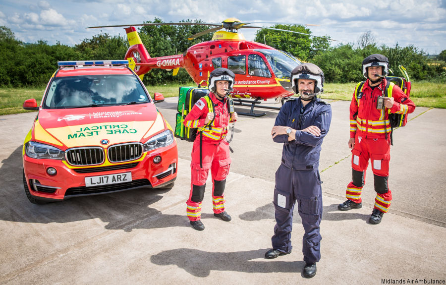 70,000 Missions for Midlands Air Ambulance