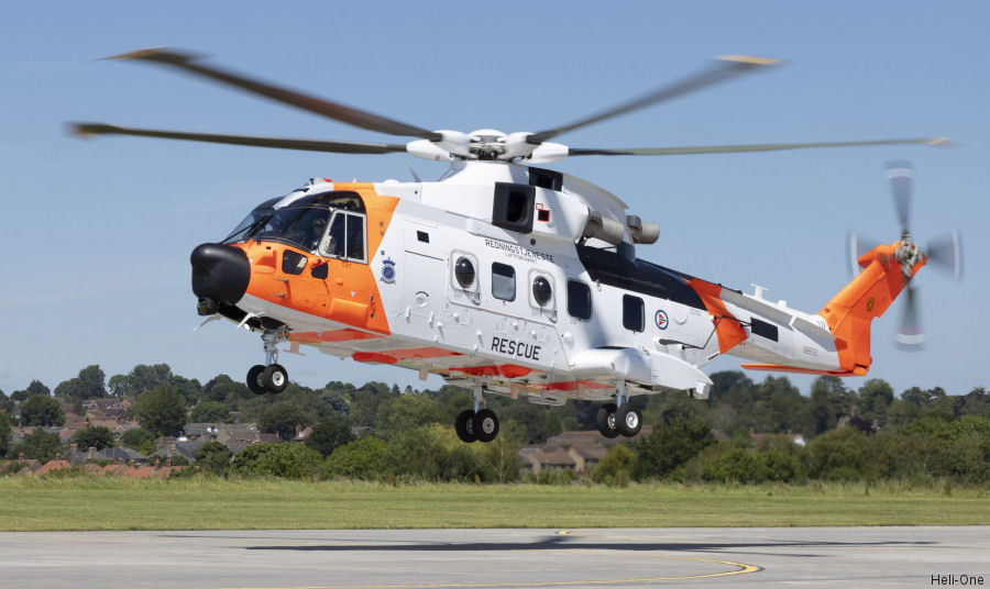 Heli-One Supports Norwegian AW101 SAR Queen