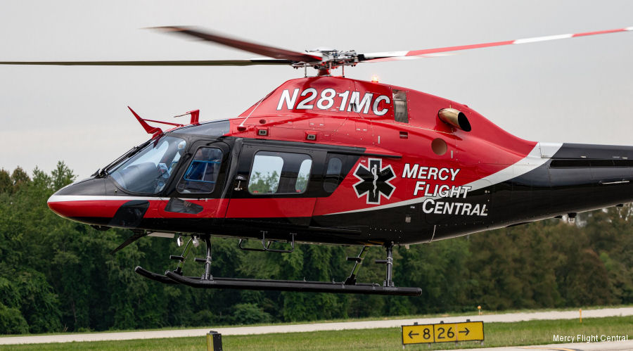 Mercy Flight Central First AW119 Enters Service
