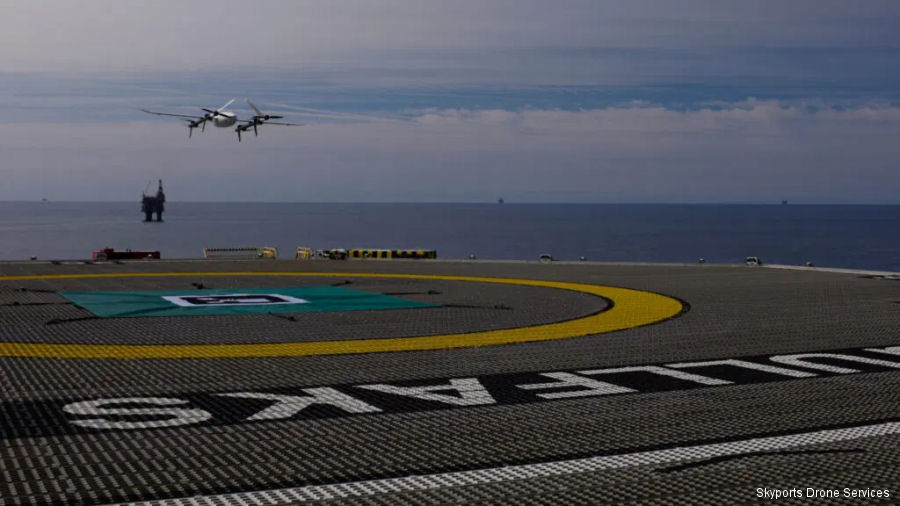 Equinor Using Drone Cargo Delivery in the North Sea