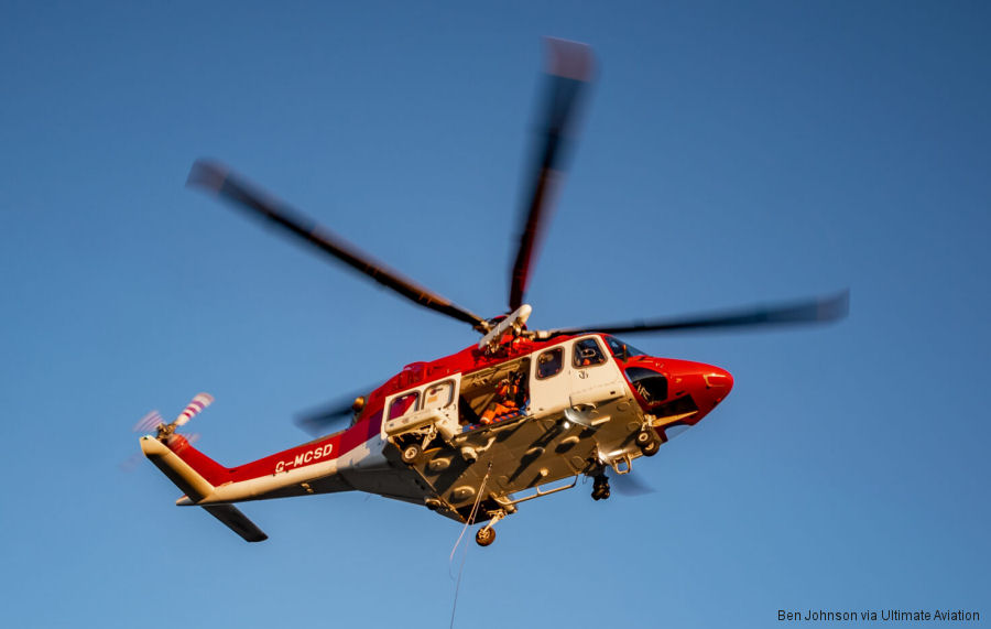 OHS SAR AW139 Completed Medical Evacuation