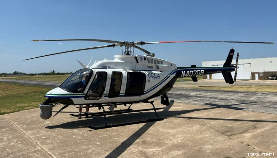 Oklahoma GRDA New Bell 407GXi with Trakka Solution
