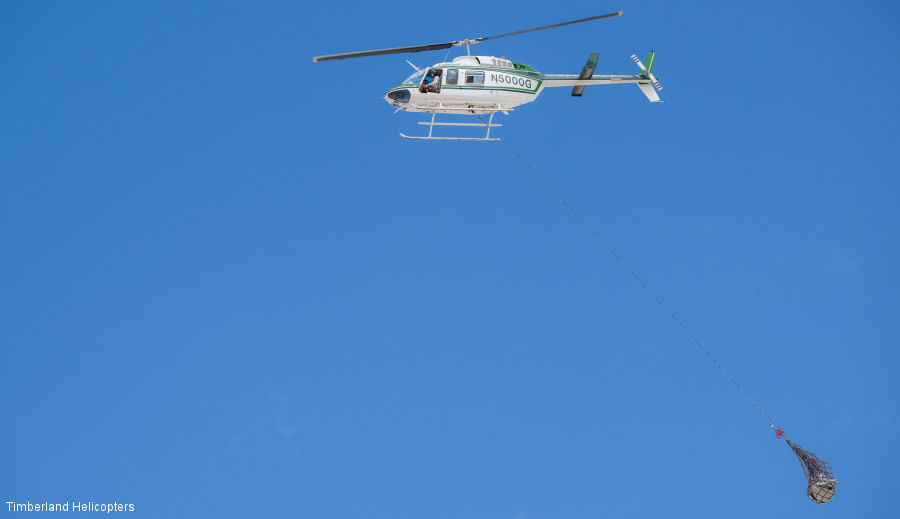 Timberland  Bell 206 in NASA’s OSIRIS-REx Mission