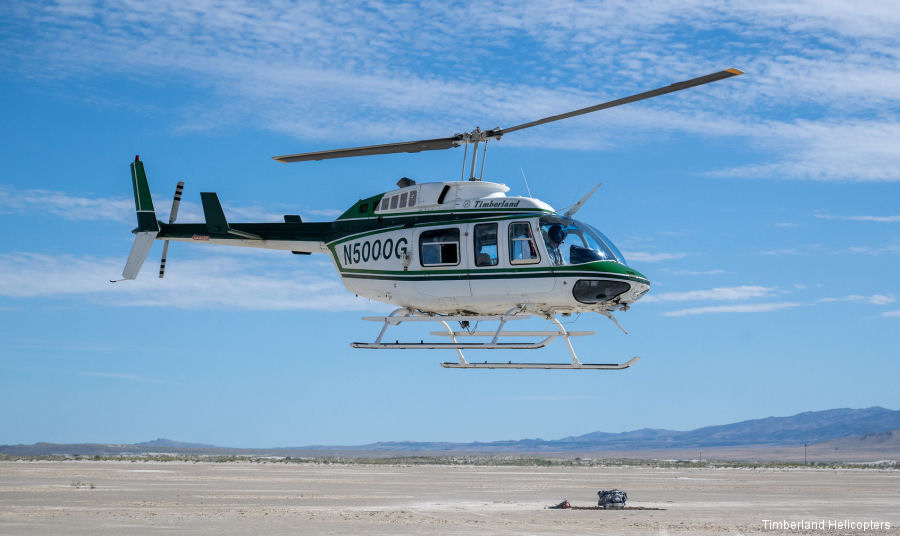 Timberland  Bell 206 in NASA’s OSIRIS-REx Mission