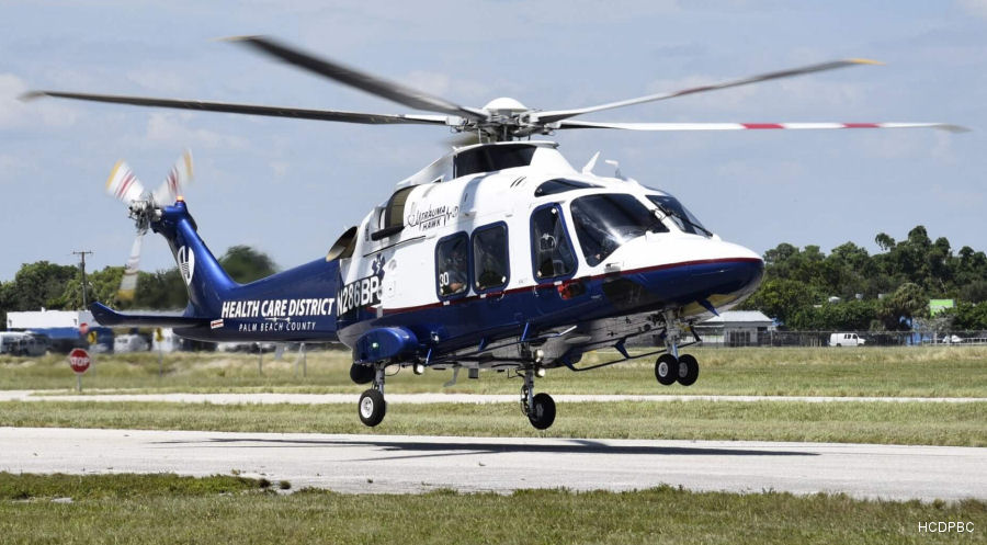 helicopter news September 2023 Florida Trauma Hawk Received First AW169 Helicopter