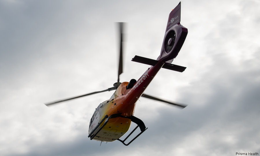 Prisma Health New Medical Helicopter
