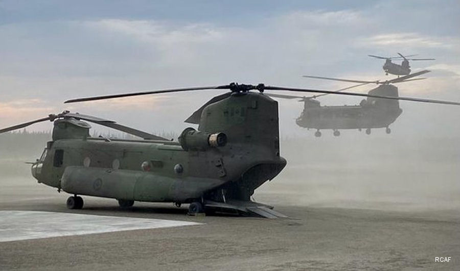 Record-Breaking RCAF Chinook Evacuation in Quebec Wildfires