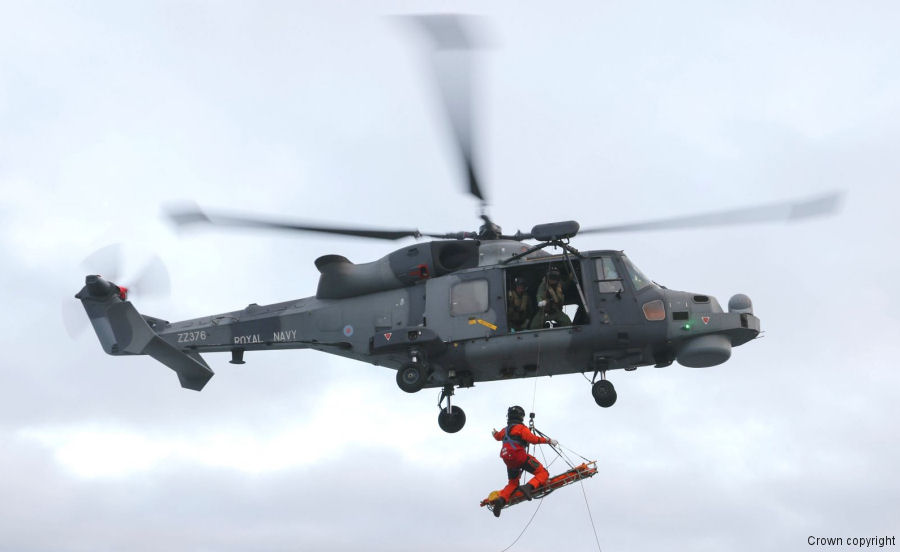 Royal Navy Wildcat Rescue Mission