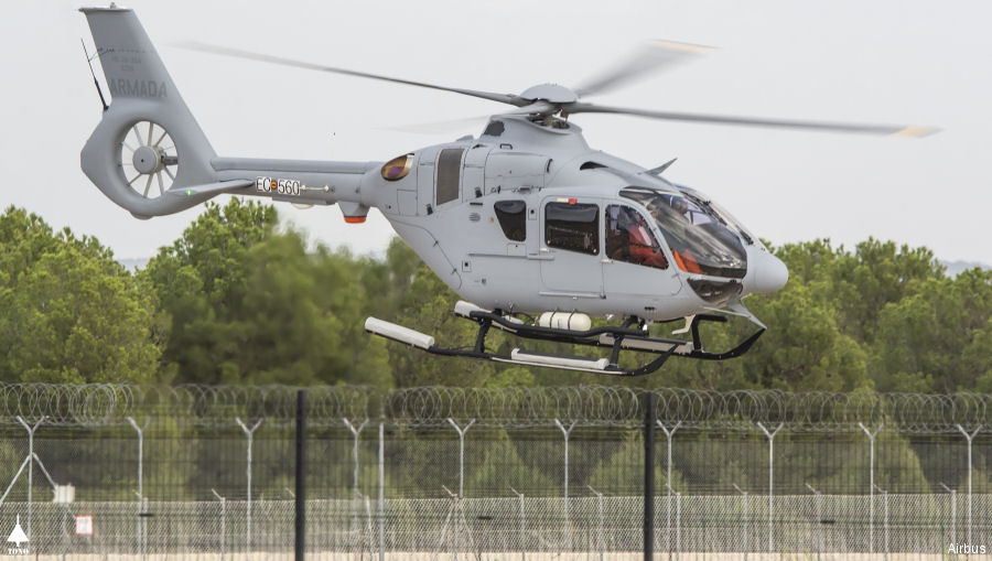 Spanish Navy Received First H135P3H Helicopter