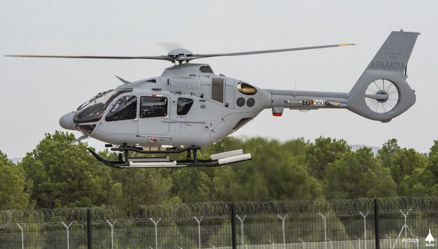 Spanish Navy Received First H135P3H Helicopter
