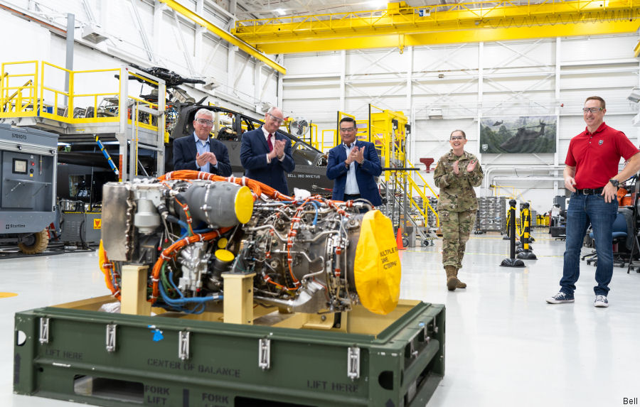 Bell Receives First T901 Engine for FARA Bell 360 Invictus