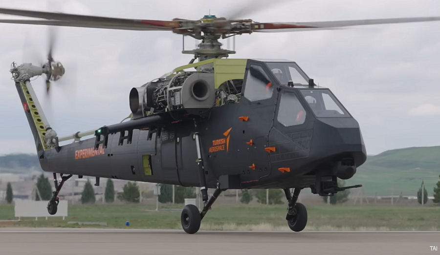 Turkish T929 Heavy Attack Helicopter First Flight