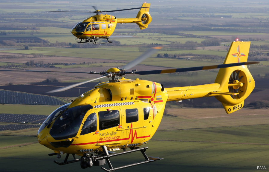 Photos East Anglian Air Ambulance UK Air Ambulances (EAAA). United Kingdom