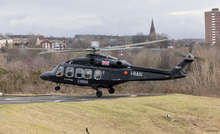 Leonardo AW149 in UK NMH Tour