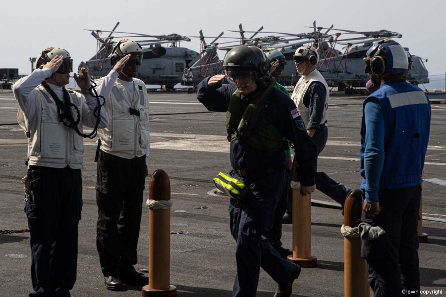 Wildcat is First Royal Navy Helicopter to Land on USS Gerald R Ford