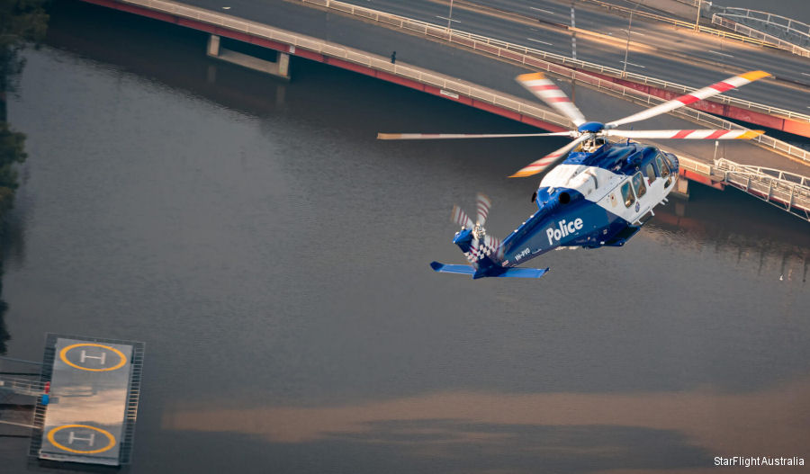 10,000 Flight Hours for Victoria Police AW139s