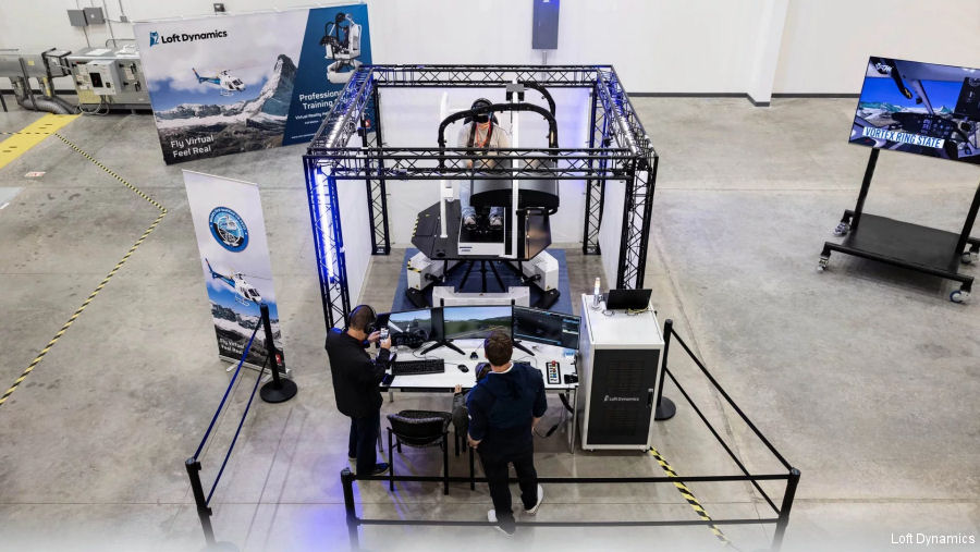 H125 VR Flight Simulator for Canadian Blackcomb