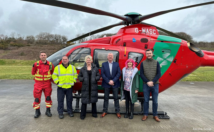 Ascona New Partner of Wales Air Ambulance