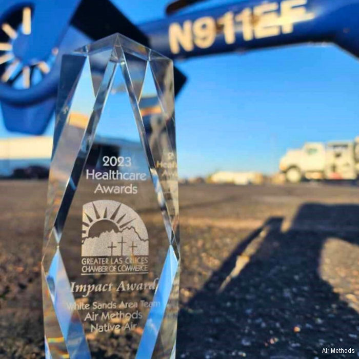 Healthcare Impact Award for Native Air’s White Sands