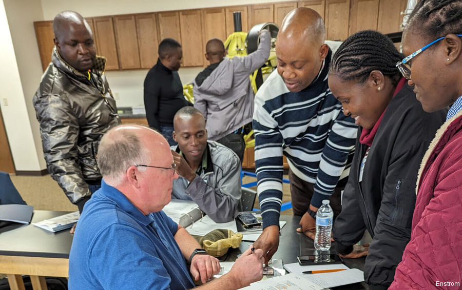 Enstrom Training for Zambian Mechanics