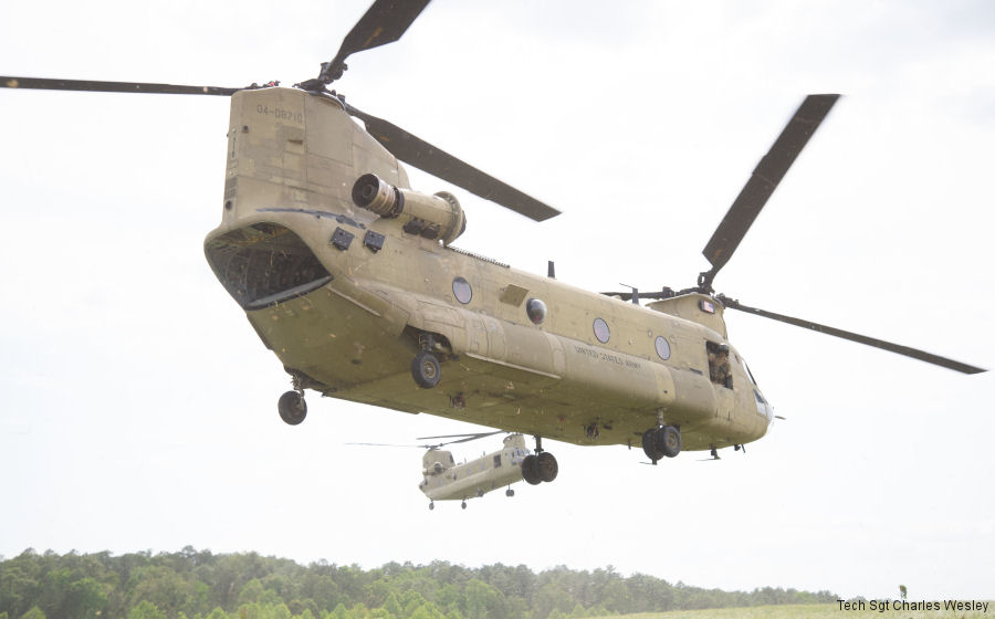 Canadian Infrared Suppressors for US Army Chinooks