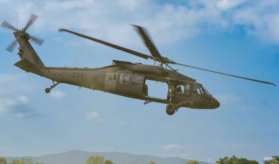 Detailed history and photos of helicopter Sikorsky UH-60M Black Hawk Serial Register 231 used by Hrvatsko ratno zrakoplovstvo HRZ i PZO (Croatian Air Force and Air Defense) Track service timeline and current status.