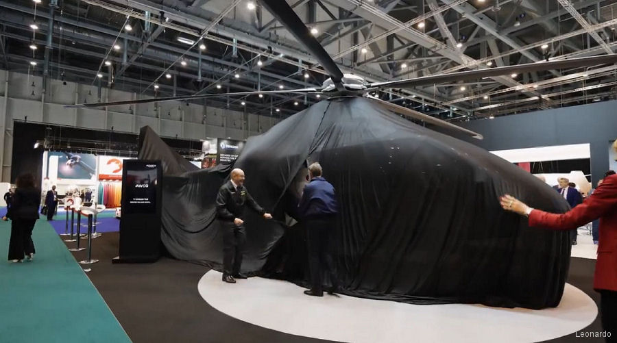 Leonardo Unveiled AW09 VIP Helicopter at EBACE 2024