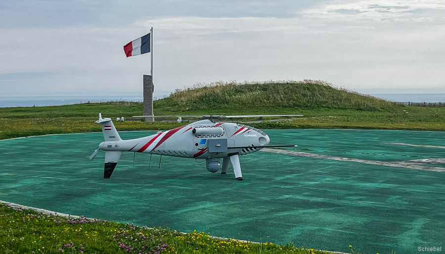 Camcopter Coastguard Drone in France and Belgium