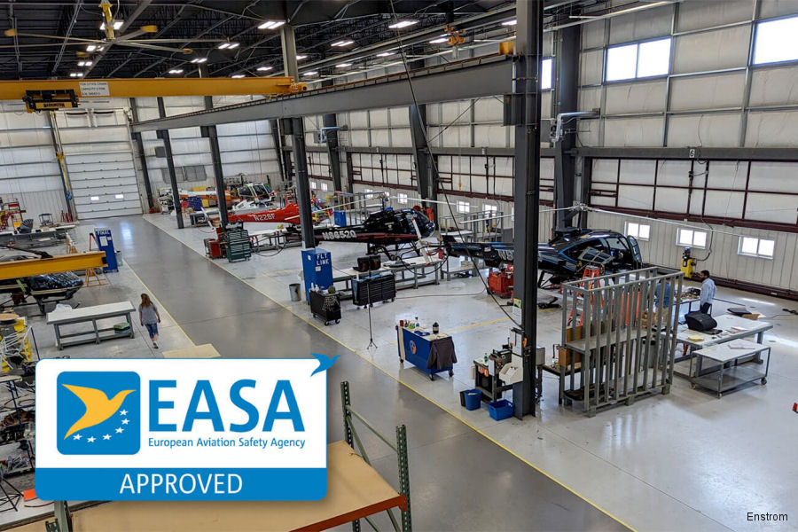 Enstrom Receives EASA Repair Station Validation