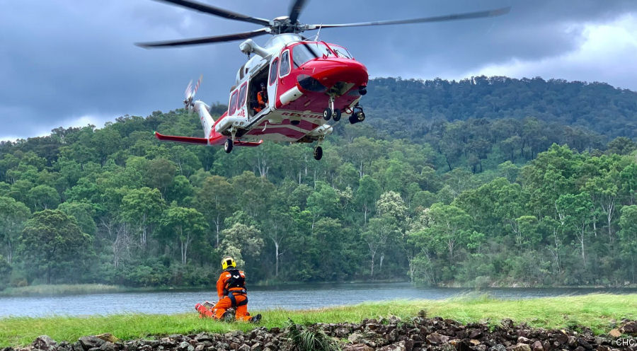 CHC Australia Recovers Italian Ejected Pilot