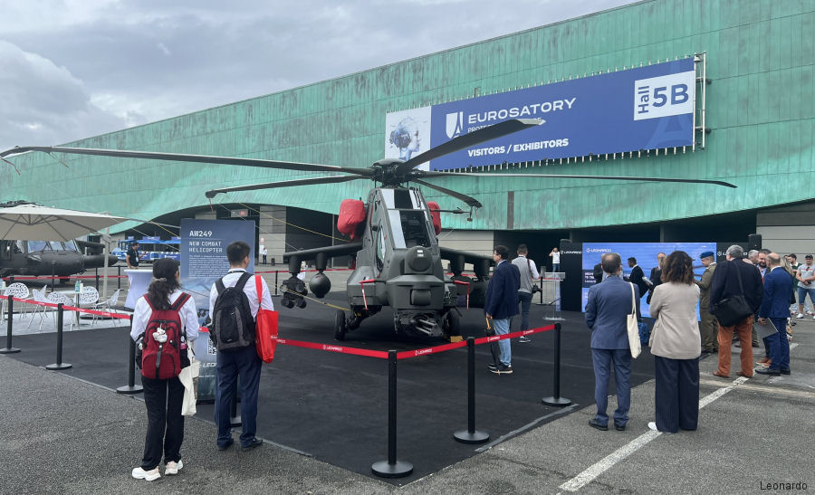 Leonardo Unveiled AW249 at Eurosatory 2024