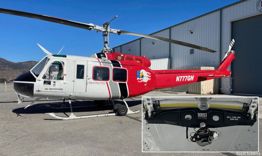 FAA-Certified Human External Cargo System for Bell Huey