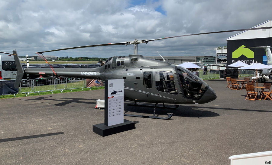 Bell 505 at Farnborough Air Show 2024