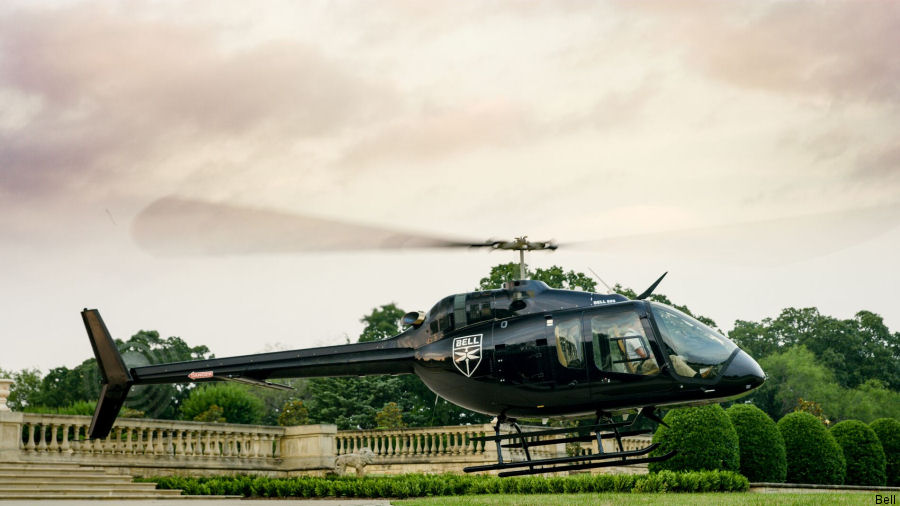 Bell 505 at Farnborough Air Show 2024
