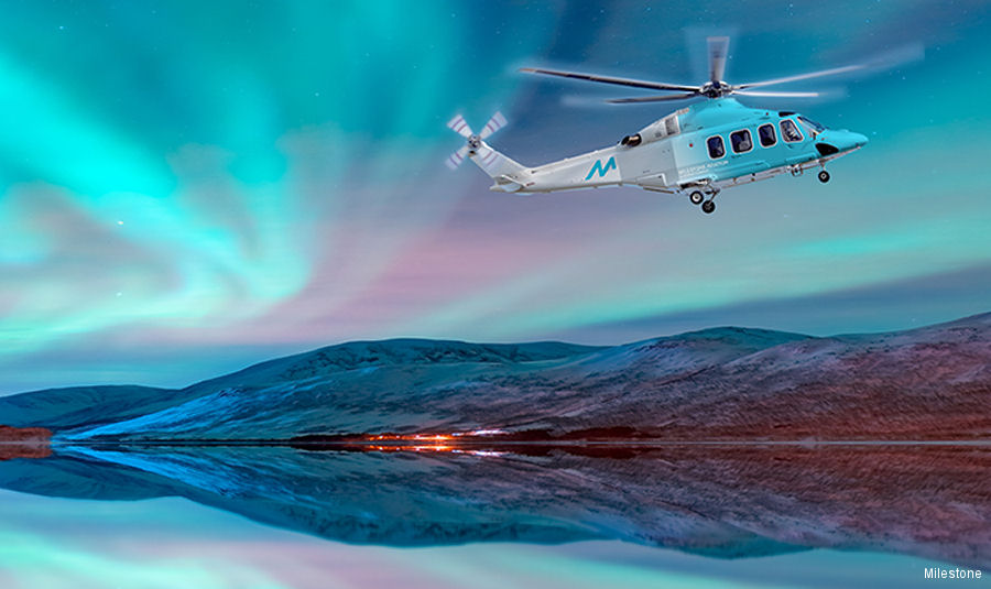 Milestone Leased Two AW139 to Lufttransport