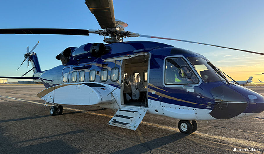 Milestone Leased S-92 to Chinese Southern Airlines